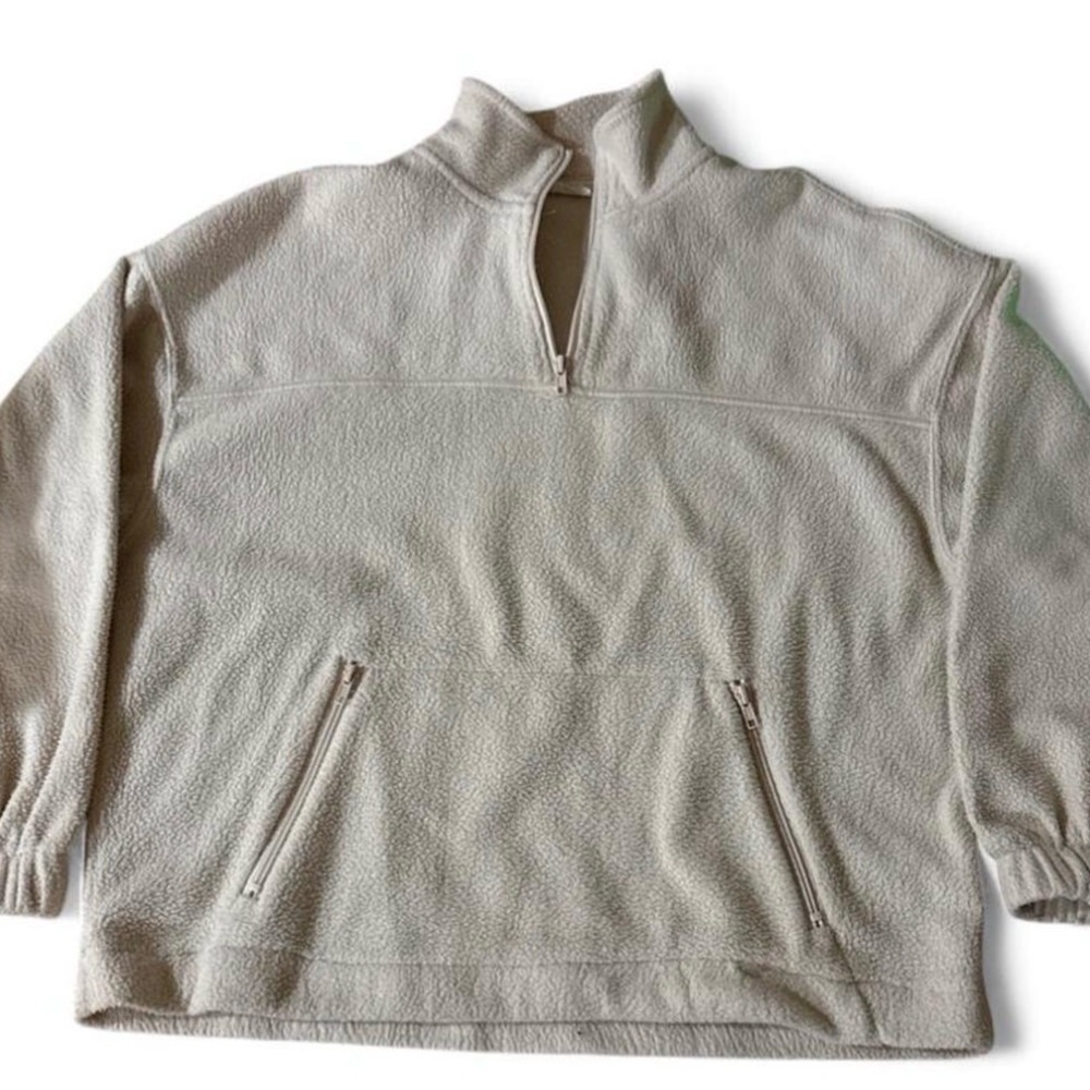 Cotton On Women Beige Zip-Up Sweater